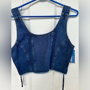 Lone Star Denim Corset Top size medium